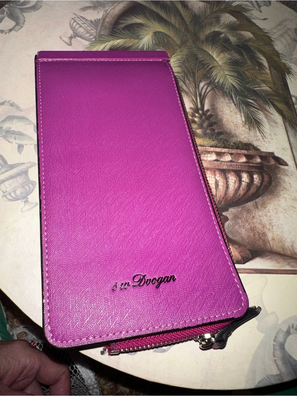 Women's Zip Wallet - Bright Magenta